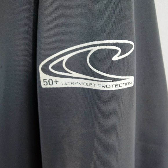 O'Neill L Shirt 50+ UV Protection Long Sleeve Grey - Picture 3 of 4
